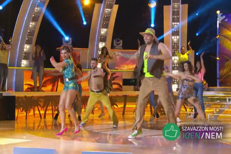 TV2-Nagy Duett forgatás a partybuszon